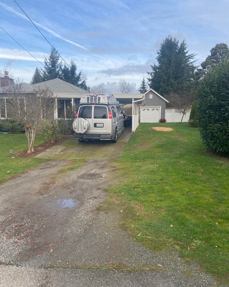 Frankys Excavation sod removal job in renton during the fall