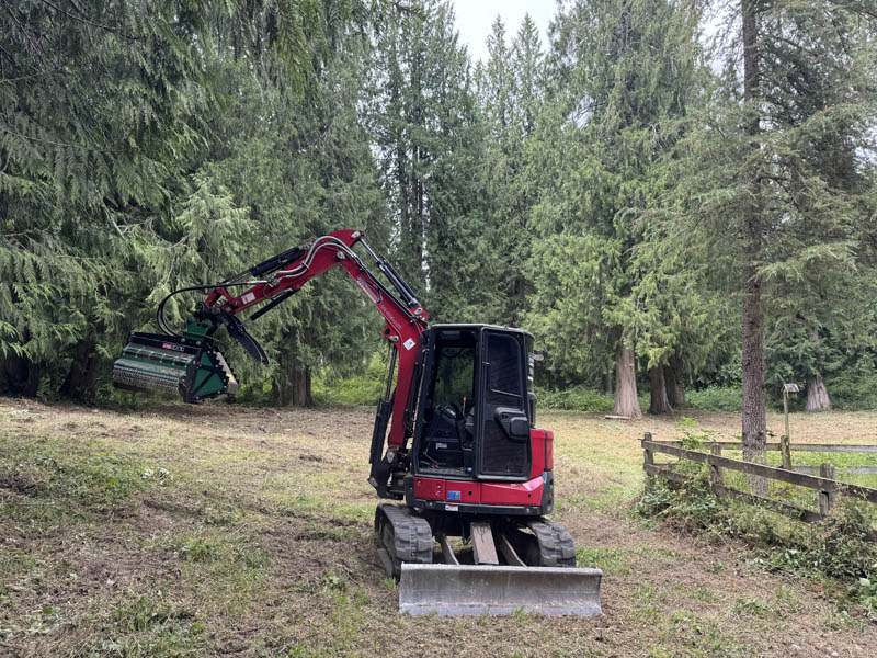 Residential Land Clearing Project we did for a farmer