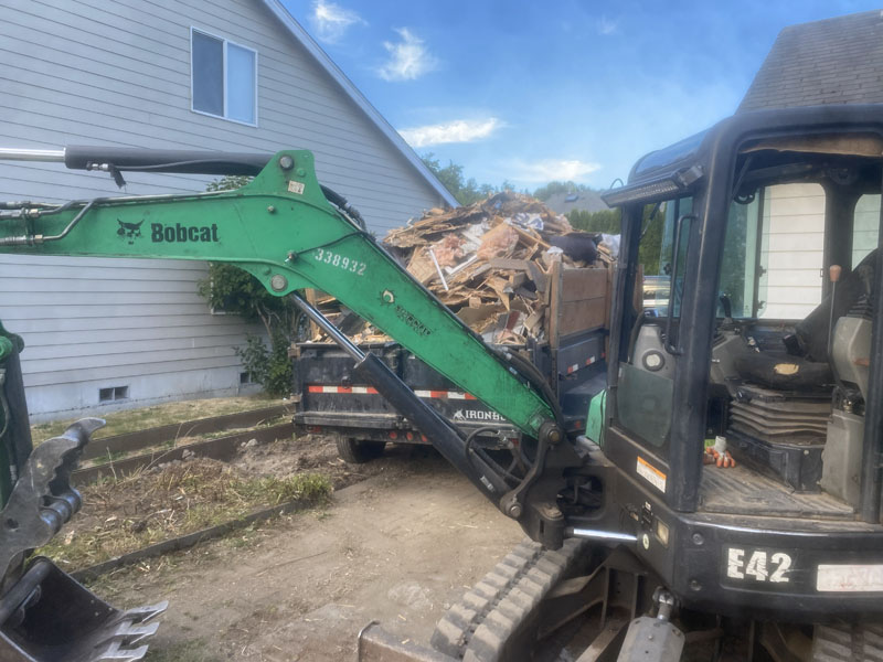 Renton Trailer Demo After — Finished Up Mobile Home Demo After Done By Frankys Excavation