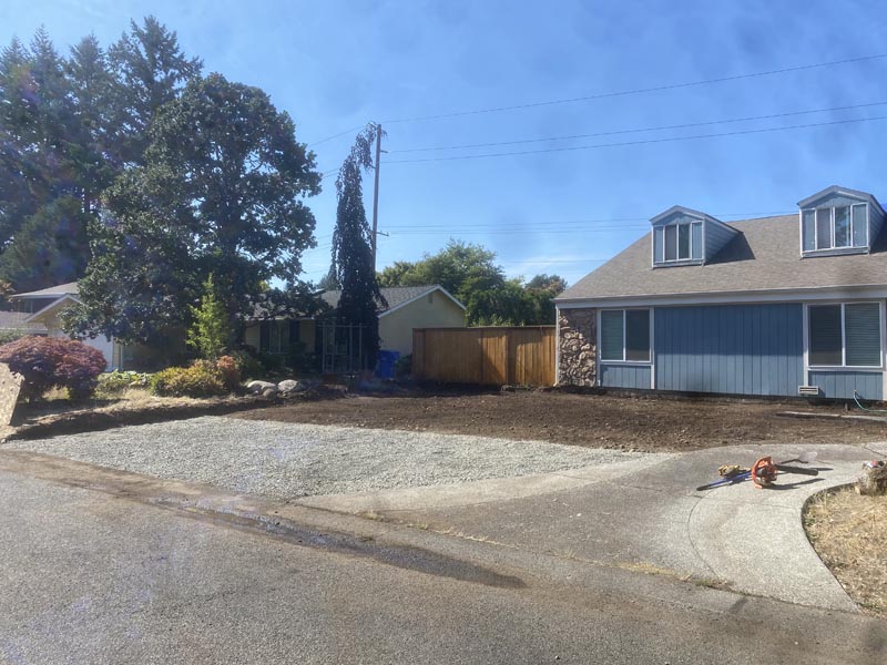 Parkland Land Grading Job After — Land Grading and Leveling Renton WA After