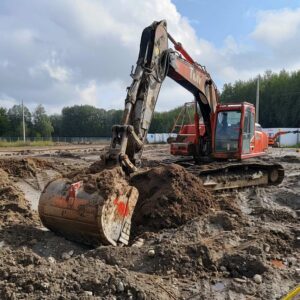 dirt removal by a excavation company in Pierce County