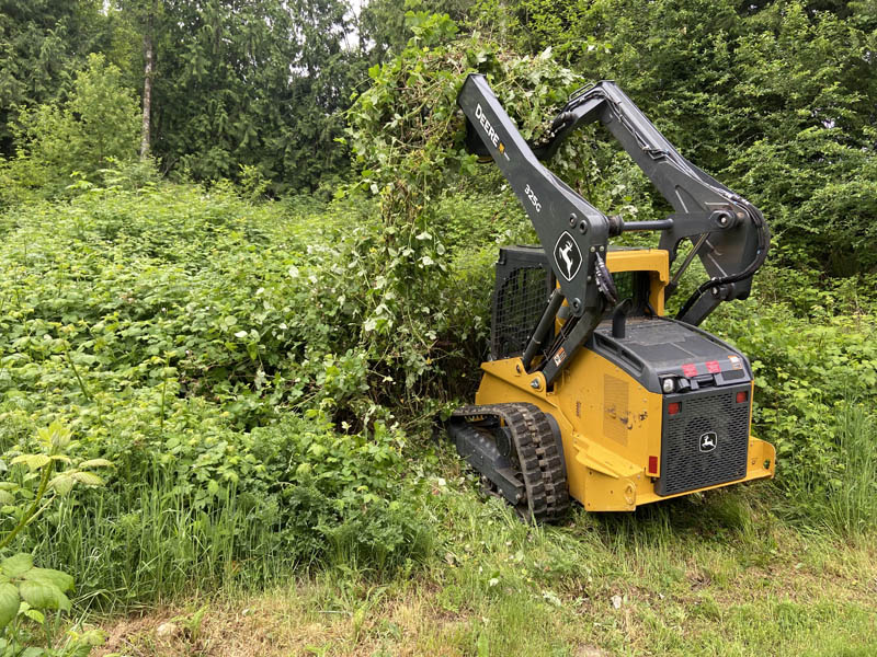 A residential land clearing job we did in 2023 in washington