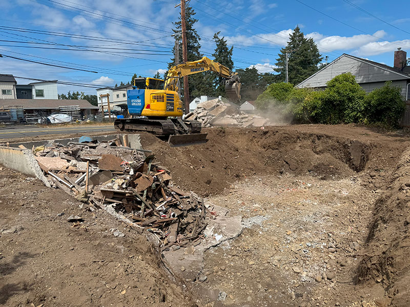 commercial building foundation removal