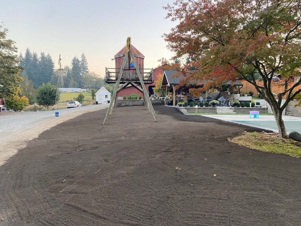 sod removal services being done by franky's excavation